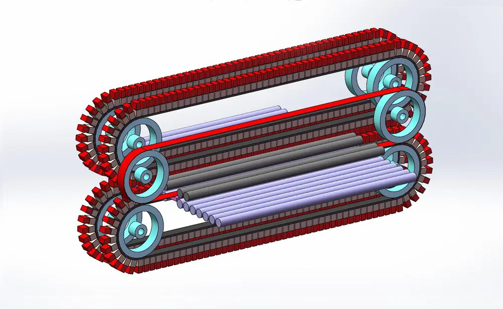 Гусеничная форма обработки