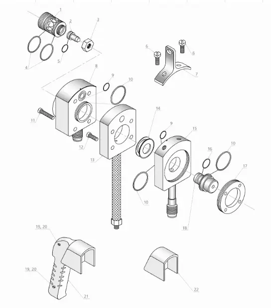 Взрыв-схема плазматрона 3MB