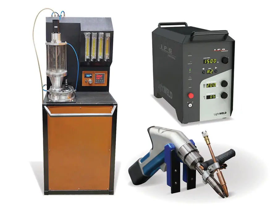 Система ручной лазерной наплавки порошком IPG
