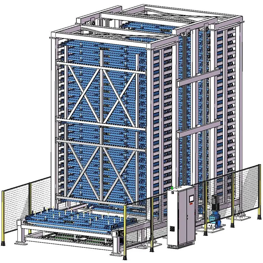 3д модель автоматизированной системы хранения листов
