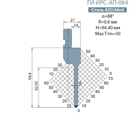 Пуансон Promecam-Amada ГИ-ИРС-AП-084