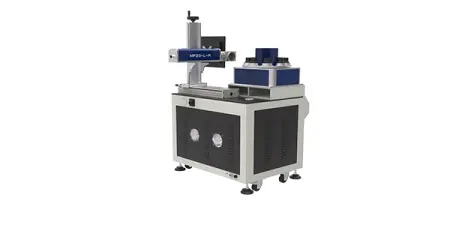 8-позиционный оптоволоконный станок лазерной маркировки лампочек с одной головкой MF20-L-A