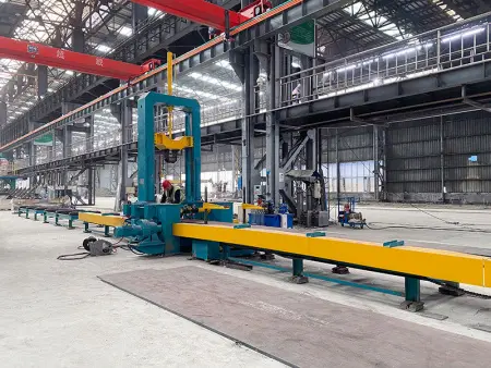 Станок для сборки двутавровых балок