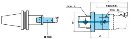 Переходник для расточной головки CK52-70