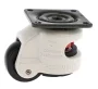Колесо поворотное усиленное D50 мм, нагрузка до 250 кг, с платформой, ALF-WR-D50