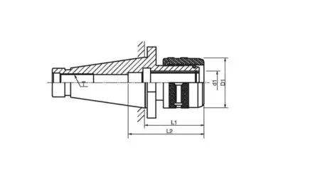 Фрезерный патрон NT30C20
