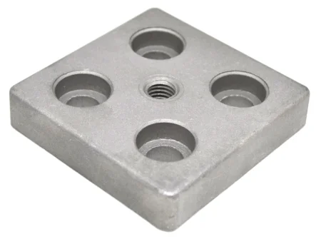 Торцевая пластина для опор M12, серия 6060, ALF-CPM12-6060