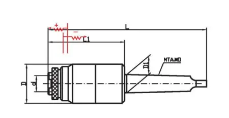Фрезерный патрон с конусом Морзе MTA2-G0312