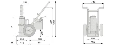 HT-HJS55 Гидравлический подъемник 50 тонн