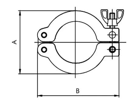 Хомут KF16 ( алюминий )