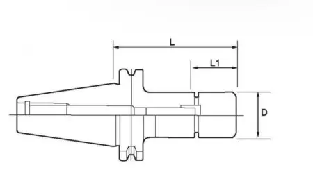 Высокоскоростной фрезерный патрон ISO30-GSK16--60