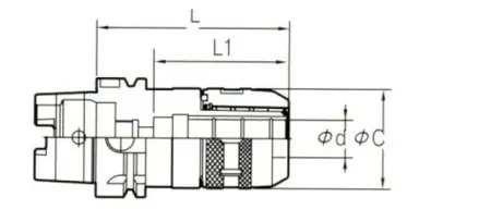Фрезерный патрон HSK 100A-C20-110