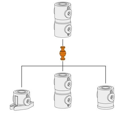 M-2750-31.5 Палец центрирующий двухсторонний, диаметр 31,5 мм