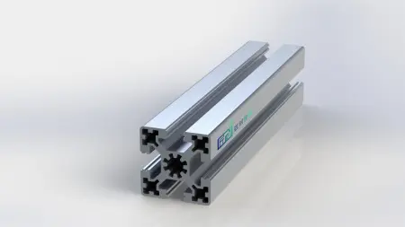 4545-10W Алюминиевый конструкционный профиль анодированный