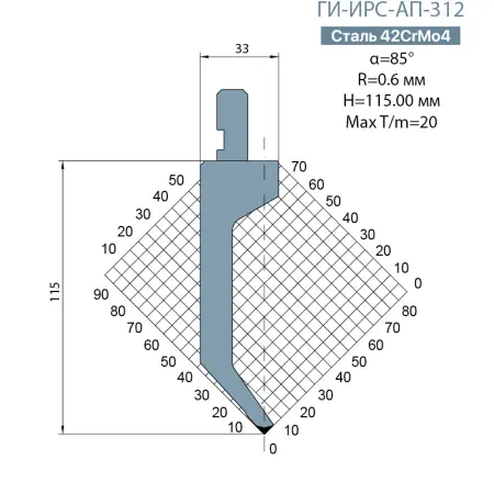 Пуансон Promecam-Amada ГИ-ИРС-AП-312