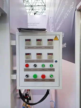 Вибрационная установка для отделения керамики однопозиционная, закрытого типа