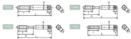 Метчик с прямой канавкой DLLH602