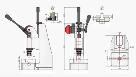 Чертеж пресса