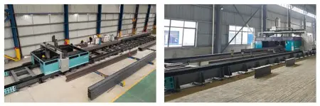 Комбинированный лазерный станок для обработки профилей и листового металла