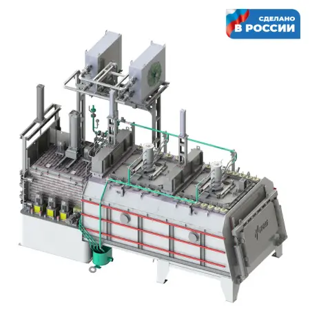 TQF-2-13 Универсальная атмосферная печь с закалочным баком