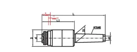 Фрезерный патрон с конусом Морзе MTB3-G1224