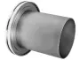 Патрубок под сварку ISO-K200, L=100  мм (нержавеющая сталь )
