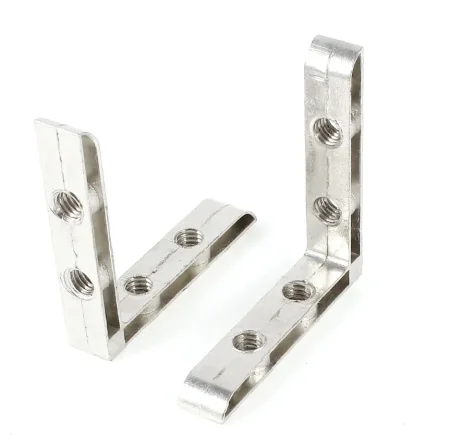 Внутренний угловой соединитель М8 для алюминиевых профилей, паз 6, облегченный, ALF-IC2040-L