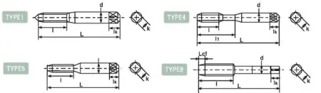 Метчик со спиральными канавками и сверлом DL8122532