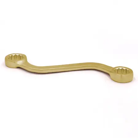 Ключ накидной 2-х сторонний изогнутый AL152A-1719