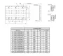 M-1660-5001000M12 Плита базовая вертикальная с отверстиями, шаг растра 50±0,02 мм