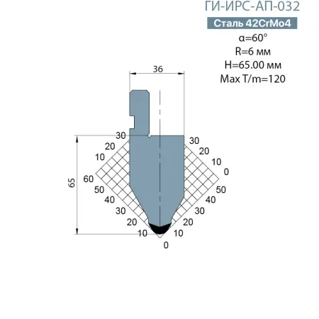 Пуансон Promecam-Amada ГИ-ИРС-AП-032