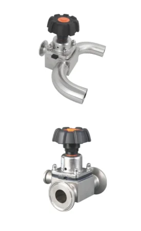 U-образный трехходовой мембранный клапан (кованый) 
(уплотнение 10, размер DN20/40 3/4"- 1½")