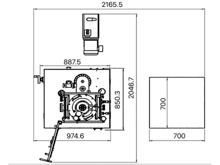 Вакуумная установка высокочастотного магнетронного напыления.