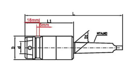 Фрезерный патрон MTA2-SETP25