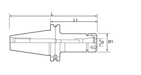 Цанговый патрон BT40-ER16-150