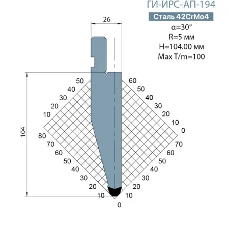 Пуансон Promecam-Amada ГИ-ИРС-AП-194