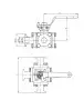 Полнопроходной трехходовой шаровой кран без удержания (3A) (размер 3")