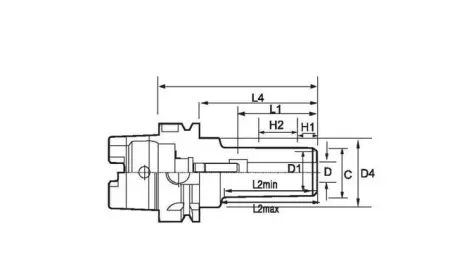 Гидравлический расширительный патрон HSK 50E-HM20-90