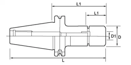 Высокоскоростной фрезерный патрон BT30-HC20-80