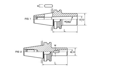 Коническая втулка BT40MTA3-135