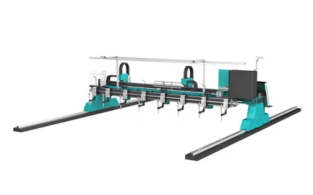 Портальный плазменно-газовый ленточнопильный станок с ЧПУ