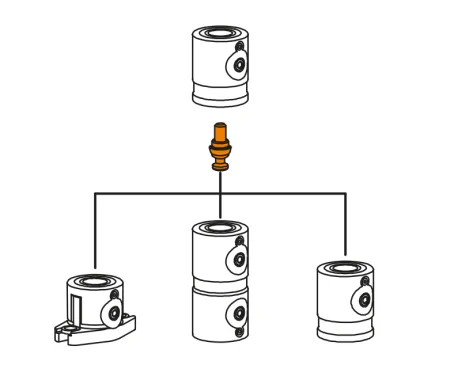 M-2730-M6-15.5 Палец центрирующий с наружной резьбой M6, диаметр 15,5 мм