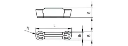 Твердосплавная сменная пластина MRGN400-A-LH