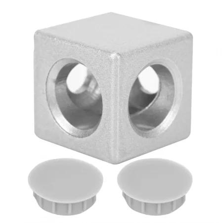 Двухсторонний кубический соединитель A40 для алюминиевых профилей, ALF-SC40TC