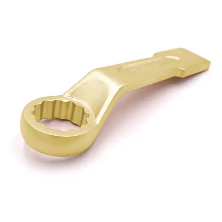 Ключ накидной ударный с изгибом искробезопасный AL162B-46