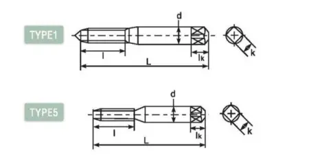 Метчик со спиральными канавками DLOT-LS-SFT202
