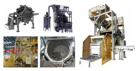 S-DRS15 Наклонная барабанная дробеметная установка