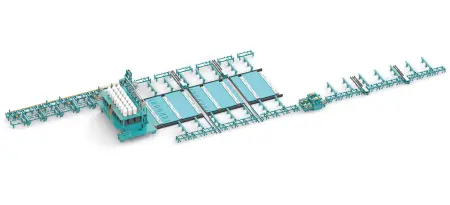 Линия для сборки и сварки тавровых балок