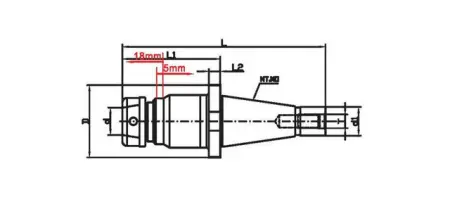Фрезерный патрон NT40-SEPT40