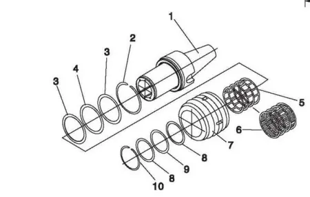 Фрезерный патрон BT40-C20-105